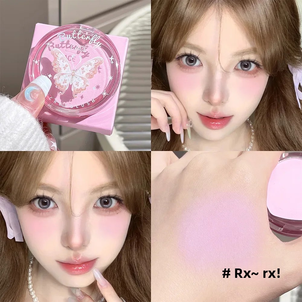 Beauty Makeup Looks - Romantik Kelebek 3 Renkli Allık Paleti