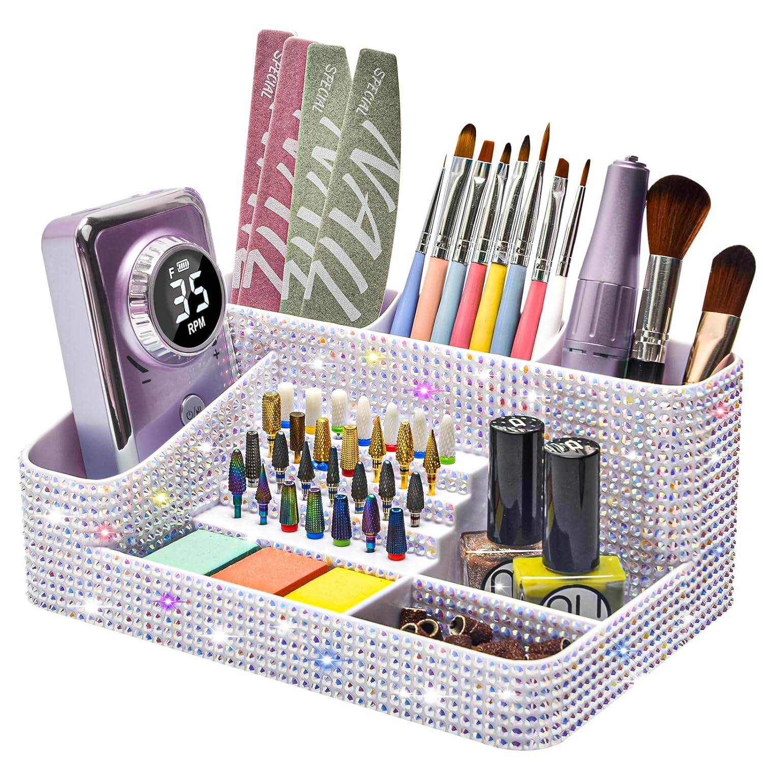 Beauty Makeup Supply - Büyük Kapasiteli Şeffaf Akrilik Makyaj Organizatörü