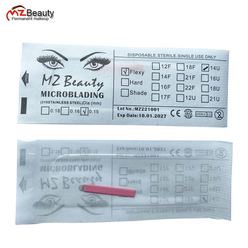 Beauty Makeup Supply - Nano 0.15MM 14 U şekli Microblading
