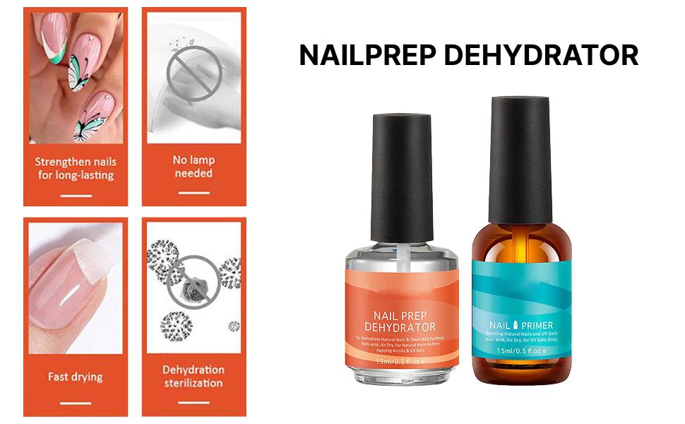 Nail Dehydrator Primer - Şeffaf Sıvı Hızlı Kuruyan Komple Jel