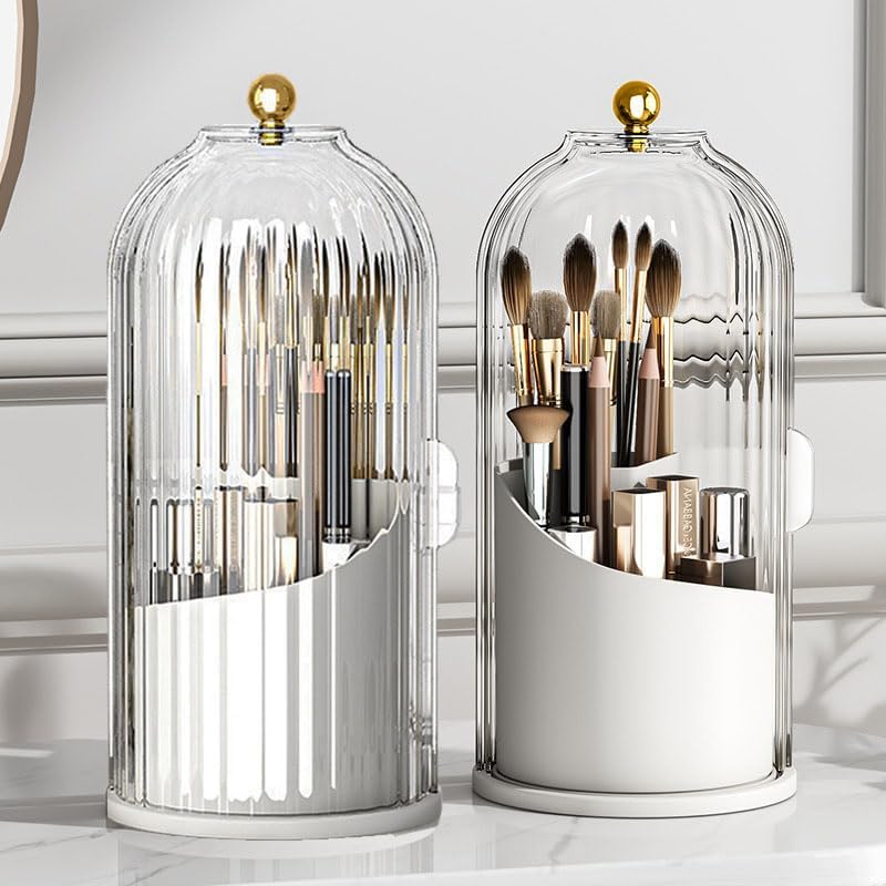 Beauty Makeup Supply - Şeffaf Kapaklı, 360 Derece Dönebilen Makyaj