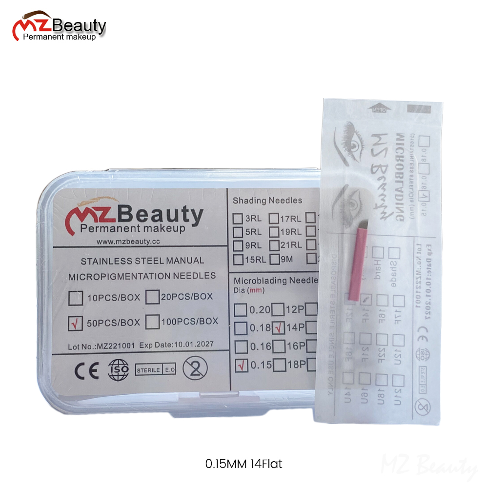 Beauty Makeup Supply - Dermograph mikropigmentasyon Tebori Microblading levhalar iğneler