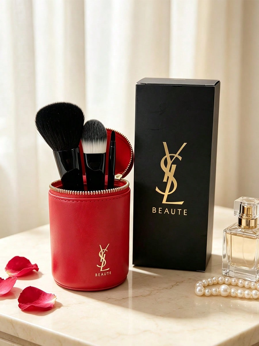 YSL Makyaj Fırça Seti, Kırmızı - Ysl Beauty Makeup incelemesi ve fiyatı