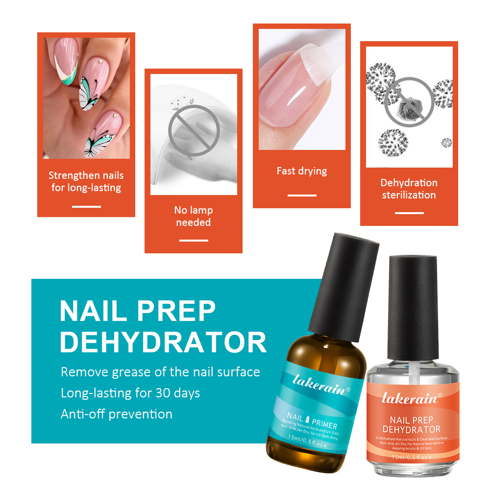 2 adet 15ml tırnak hazırlık ku - Nail Dehydrator Primer incelemesi ve fiyatı