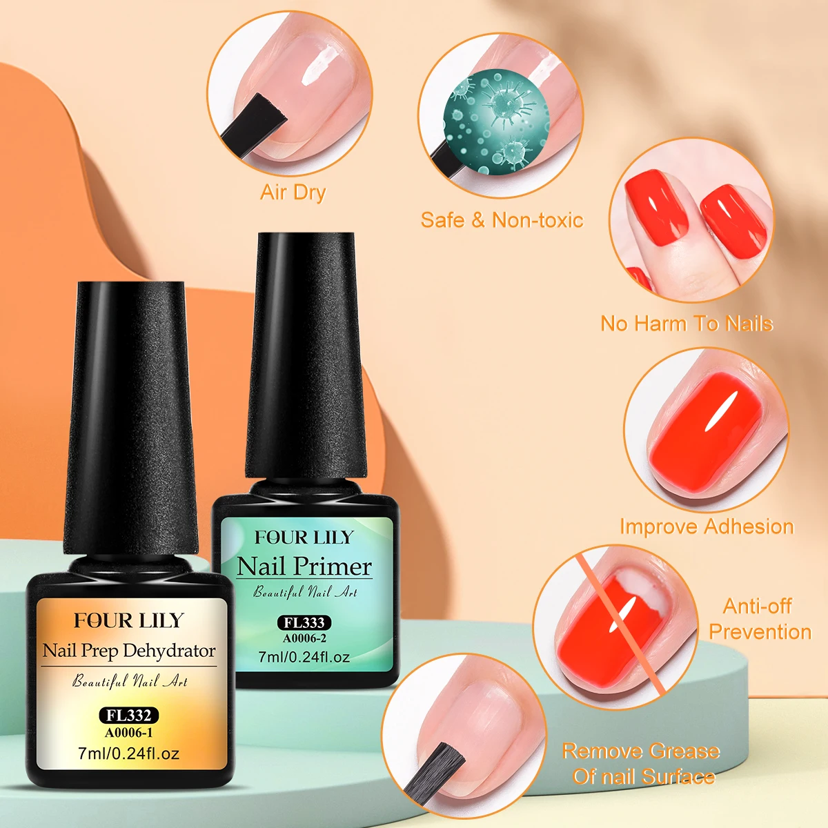 6 Parça Tam Tırnak Bakım Seti  - Nail Dehydrator Primer incelemesi ve fiyatı
