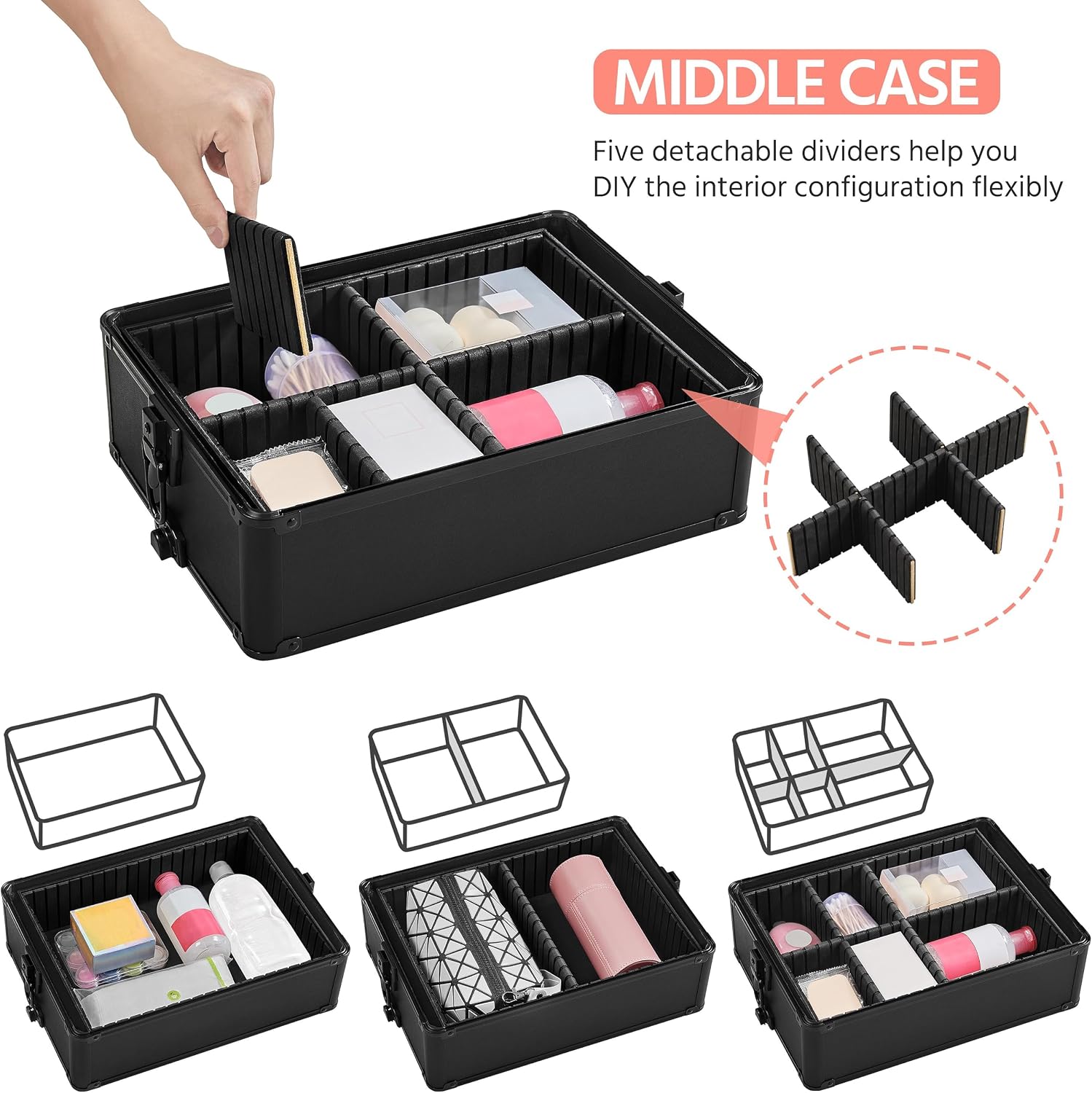 Tekerlekli Makyaj Çantası, Çek - Makeup Beauty Set incelemesi ve fiyatı